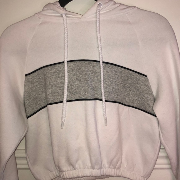Cropped white and grey hoodie from garage - Picture 2 of 4